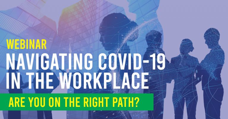 Thumbnail for Navigating COVID-19 in the workplace Webinar.