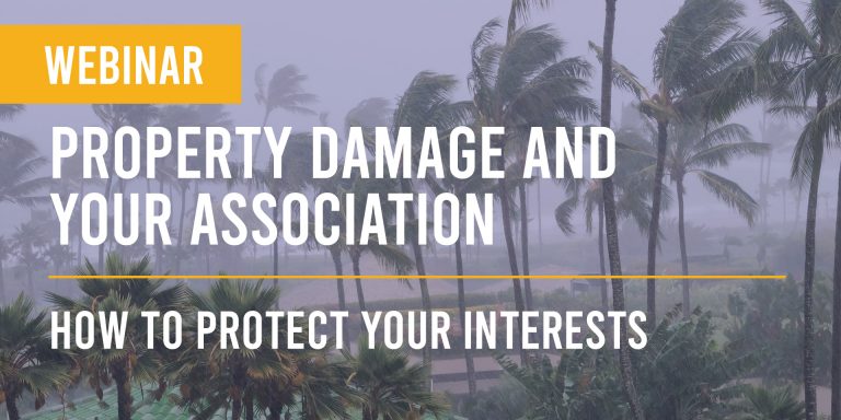 Thumbnail for Webinar: Association Adjusting Property Damage and Your Association