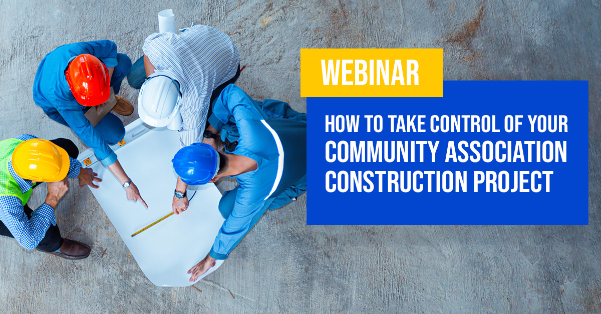 Banner for Webinar Avoiding Disaster - How To Take Control Of Your Construction Project