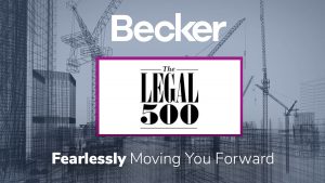 Becker with the Legal 500 logo