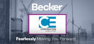Becker logo alongside the Construction Executive logo