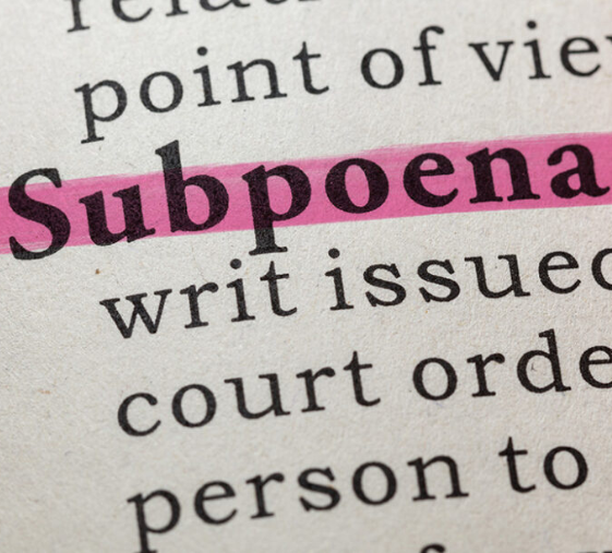 What to Do if You Receive a Complaint or Subpoena