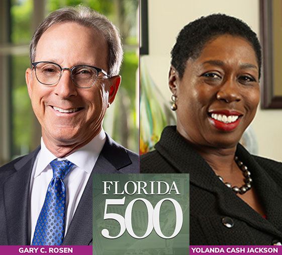 Becker’s Gary C. Rosen and Yolanda Cash Jackson Recognized Among Florida’s 500 Most Influential Executives for 2024