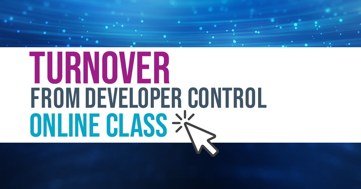 Turnover From Developer Control*