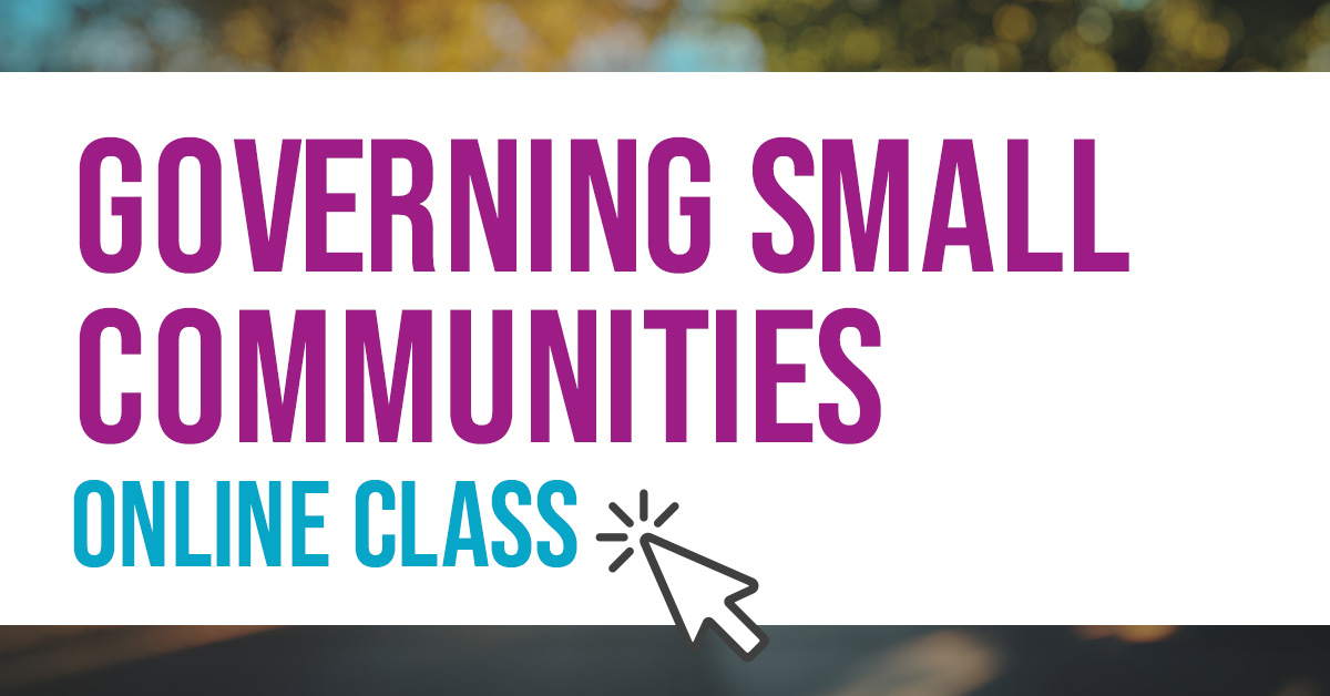 Governing Small Communities*
